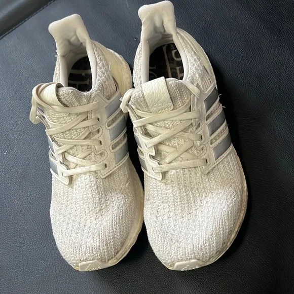 White Game of Thrones themed Adidas Ultra Boosts